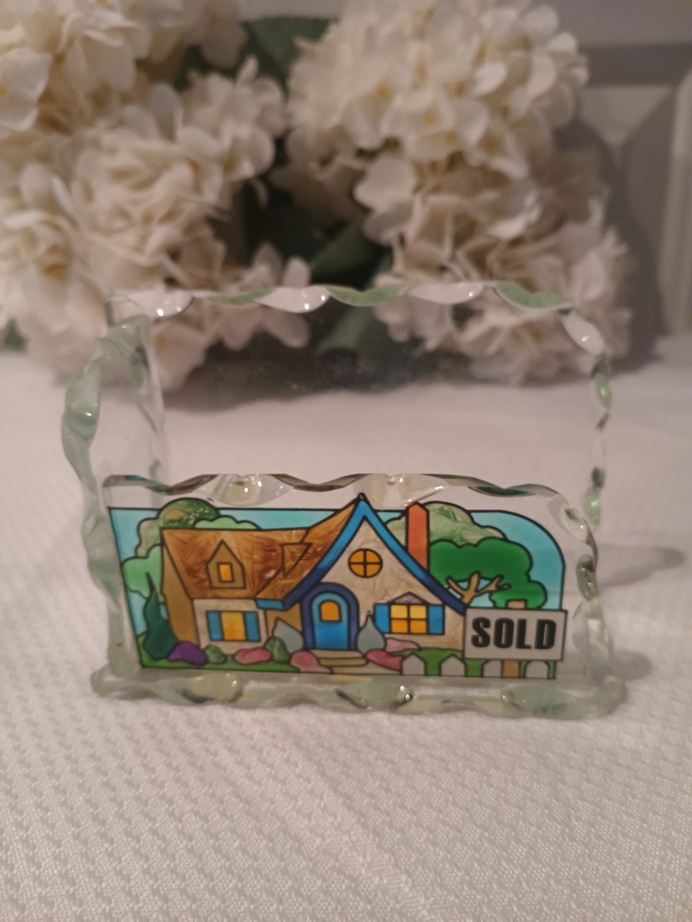 Business Card Holder By Artist Joan Baker